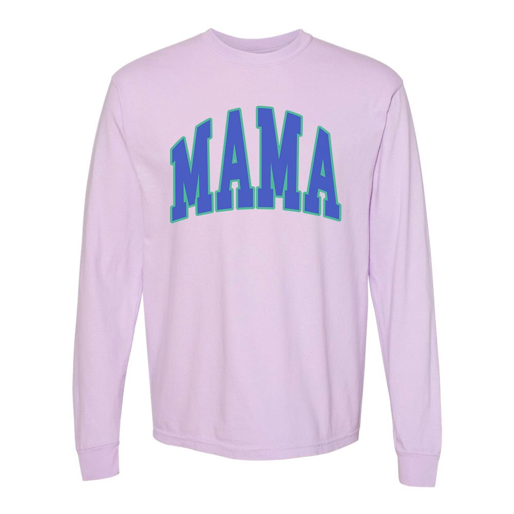 'Blue Mama' Long Sleeve T-Shirt - United Monograms