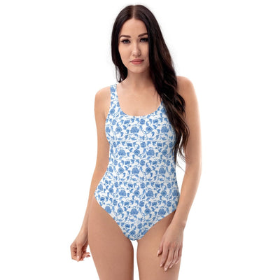 'Blue Summer Breeze' One-Piece Swimsuit - United Monograms