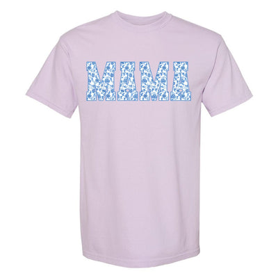 'Blue & White Chinoiserie Mama' T-Shirt - United Monograms