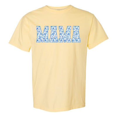 'Blue & White Chinoiserie Mama' T-Shirt - United Monograms