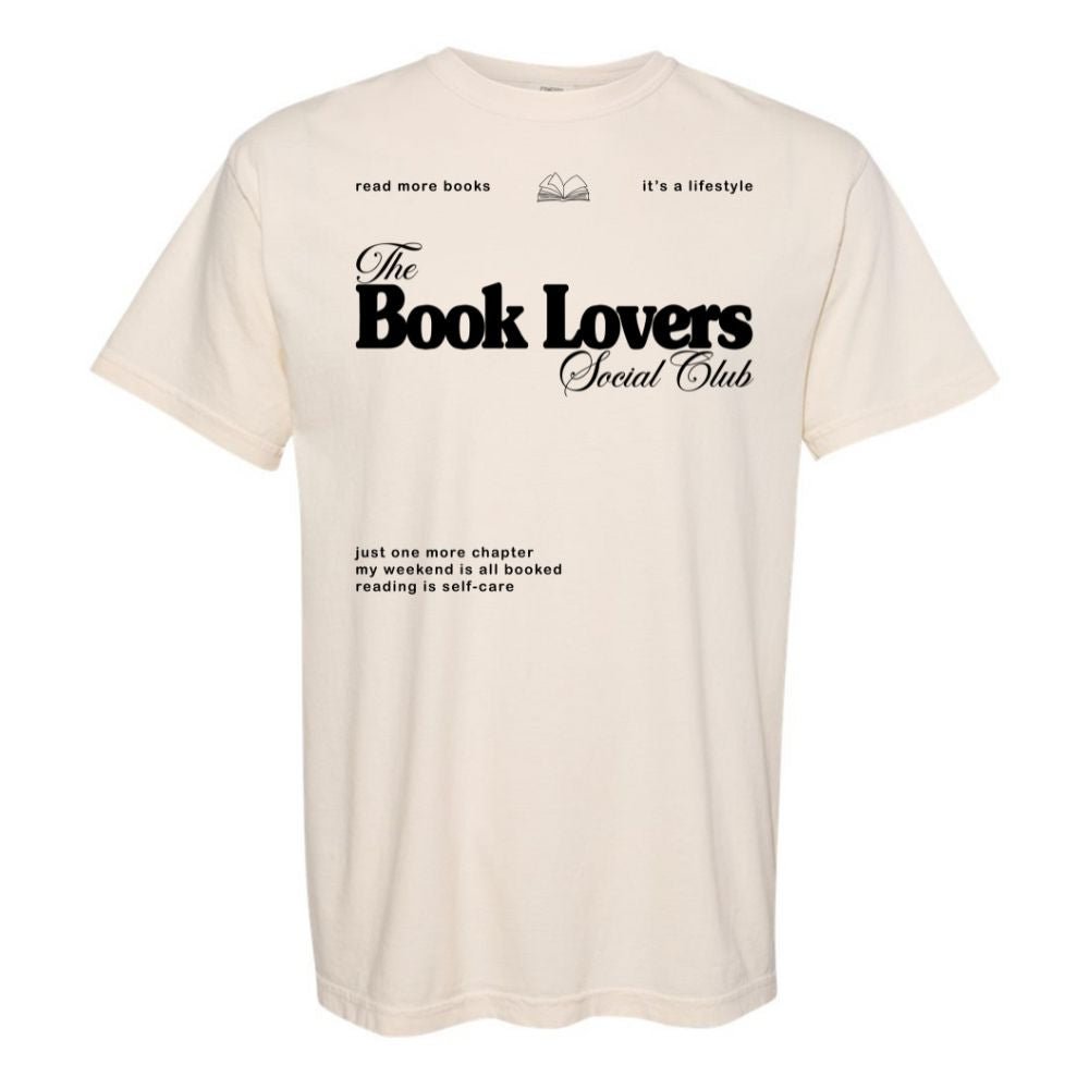 'Book Lovers Social Club' T-Shirt - United Monograms