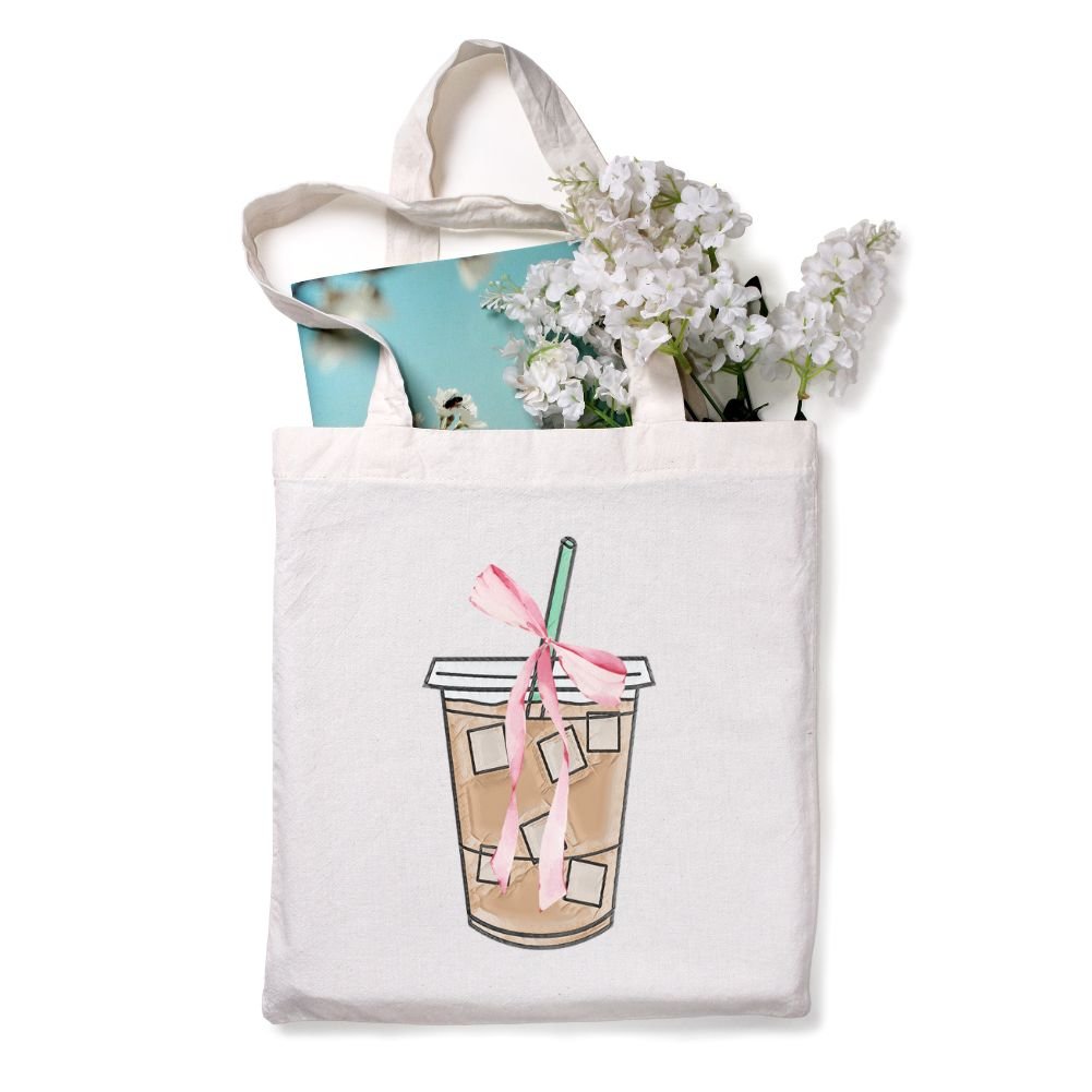 'Bow Beverages' Tote Bag - FREE with orders over $50! - United Monograms