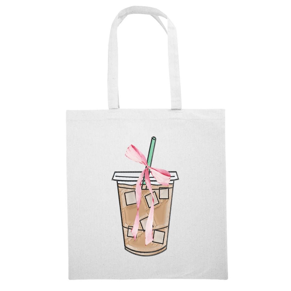 'Bow Beverages' Tote Bag - FREE with orders over $50! - United Monograms