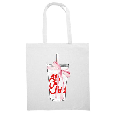 'Bow Beverages' Tote Bag - FREE with orders over $50! - United Monograms