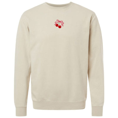 'Bow Cherries' Cozy Crew - United Monograms