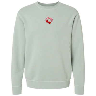 'Bow Cherries' Cozy Crew - United Monograms