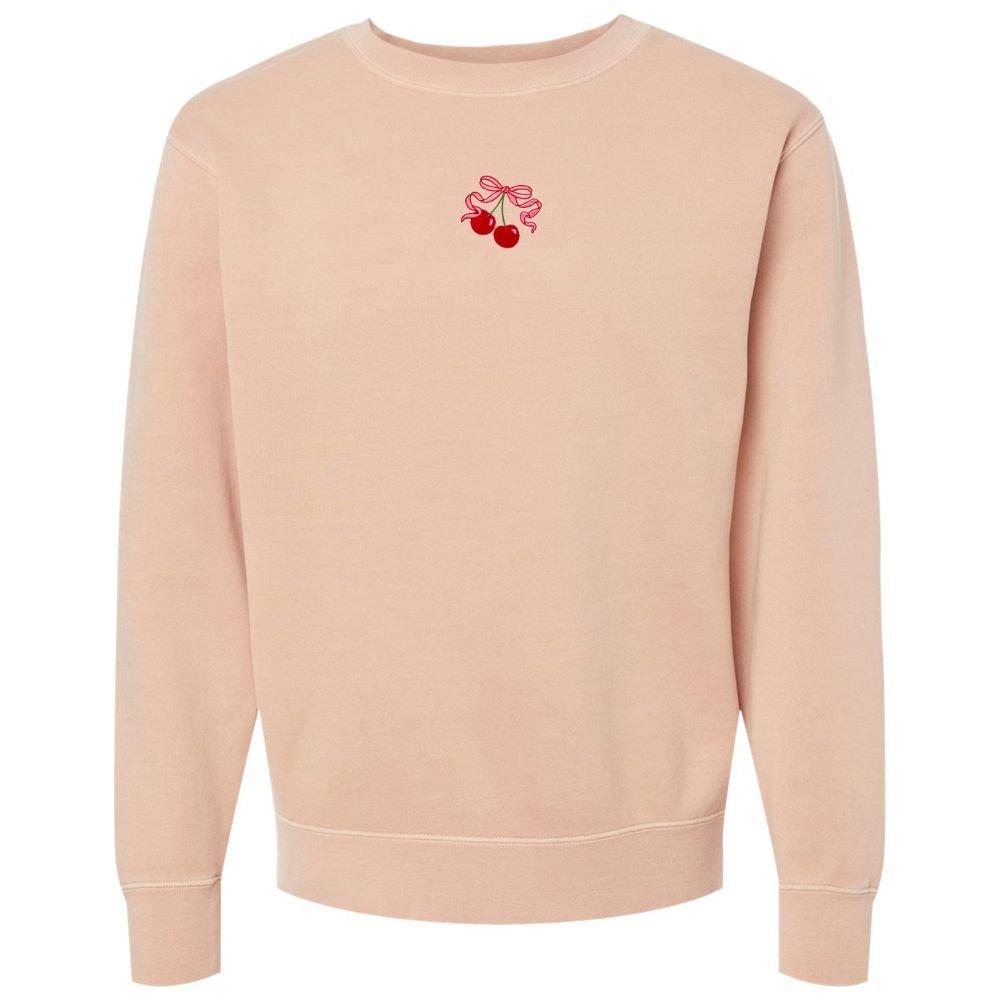 'Bow Cherries' Cozy Crew - United Monograms