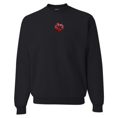 'Bow Cherries' Crewneck Sweatshirt - United Monograms