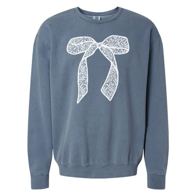 Bow 'Lace It Up' Lightweight Sweatshirt - United Monograms