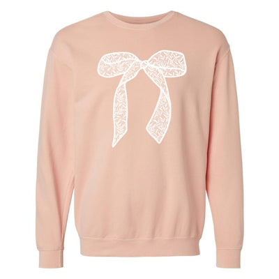 Bow 'Lace It Up' Lightweight Sweatshirt - United Monograms