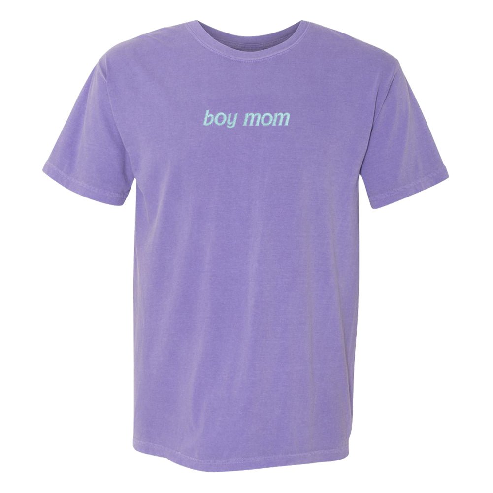 'Boy Mom' Comfort Colors T-Shirt - United Monograms