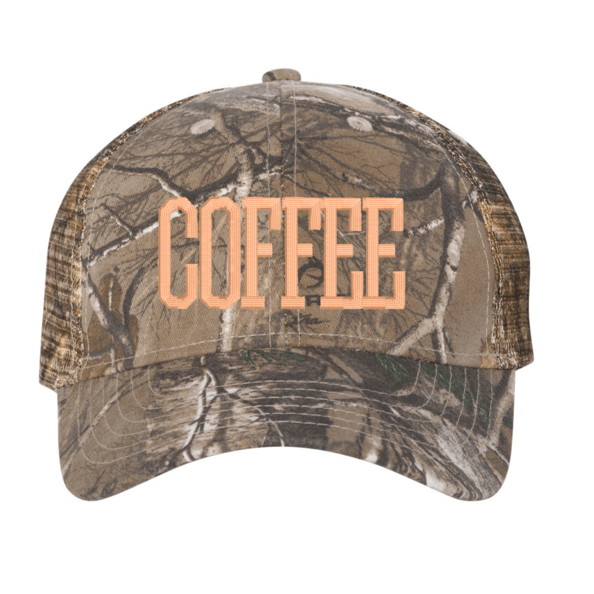 Camo 3D Embroidery Trucker Hat - United Monograms