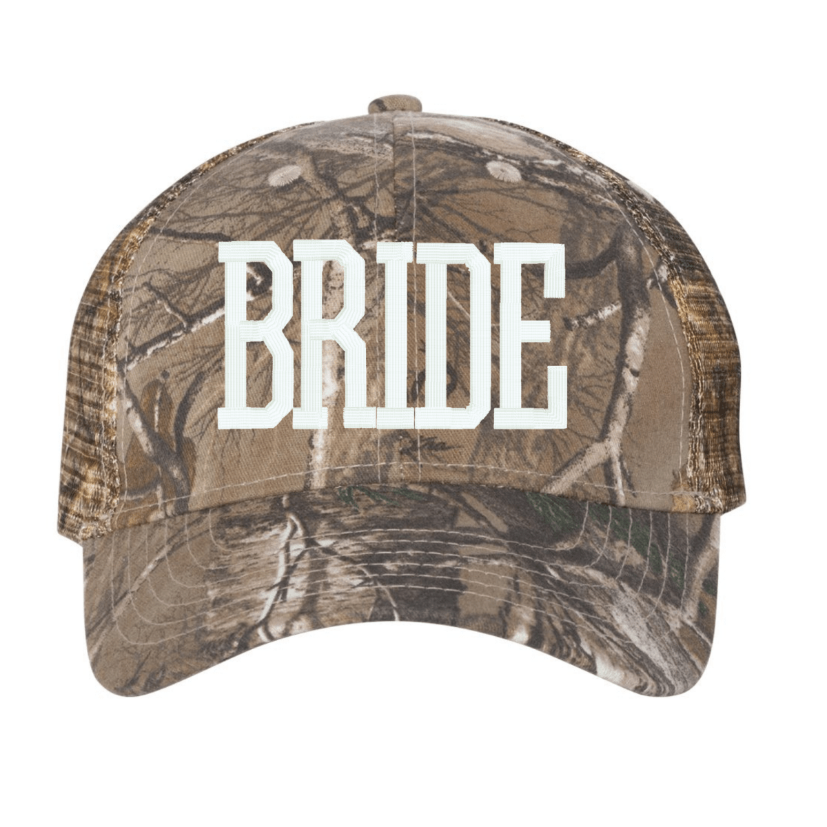 Camo 3D Embroidery Trucker Hat - United Monograms