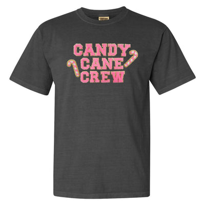 'Candy Cane Crew' Letter Patch Tee - United Monograms