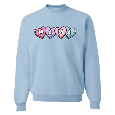'Candy Hearts Mama' Crewneck Sweatshirt - United Monograms