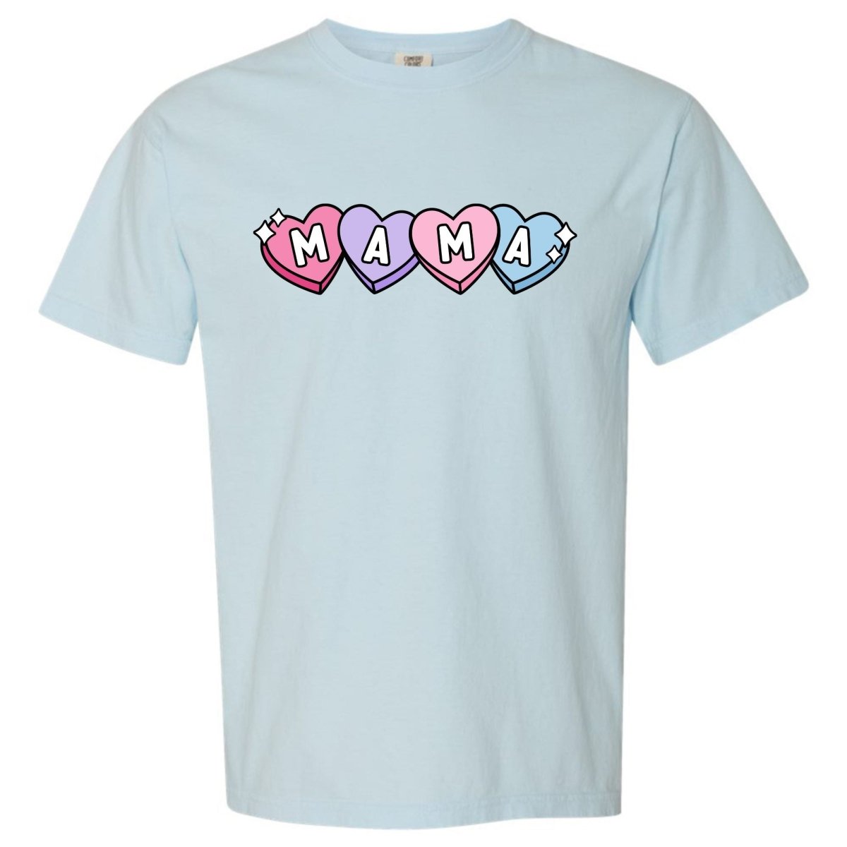 'Candy Hearts Mama' T-Shirt - United Monograms