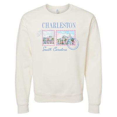 'Charleston Stamp' Crewneck Sweatshirt - United Monograms