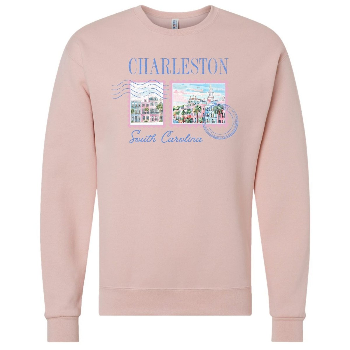 'Charleston Stamp' Crewneck Sweatshirt - United Monograms