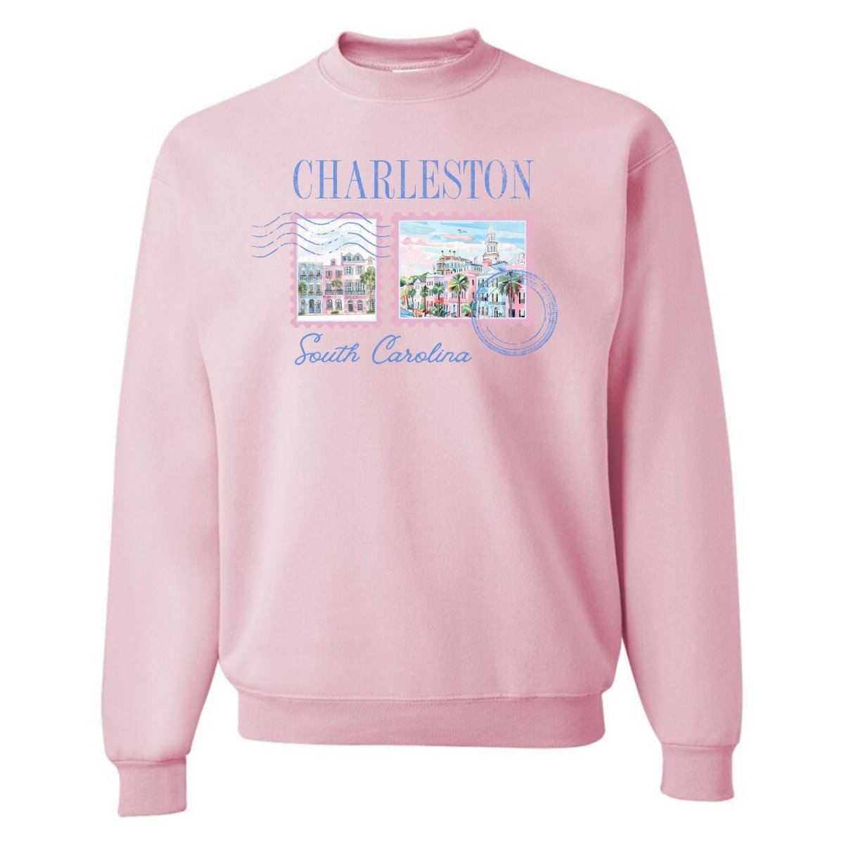 'Charleston Stamp' Crewneck Sweatshirt - United Monograms