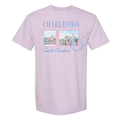 'Charleston Stamp' T-Shirt - United Monograms