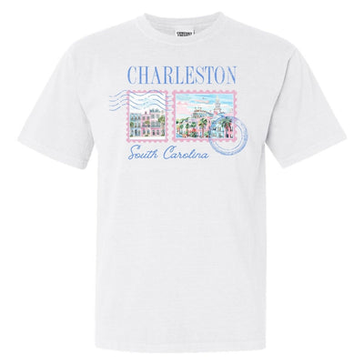 'Charleston Stamp' T-Shirt - United Monograms