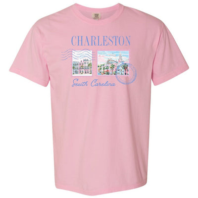 'Charleston Stamp' T-Shirt - United Monograms