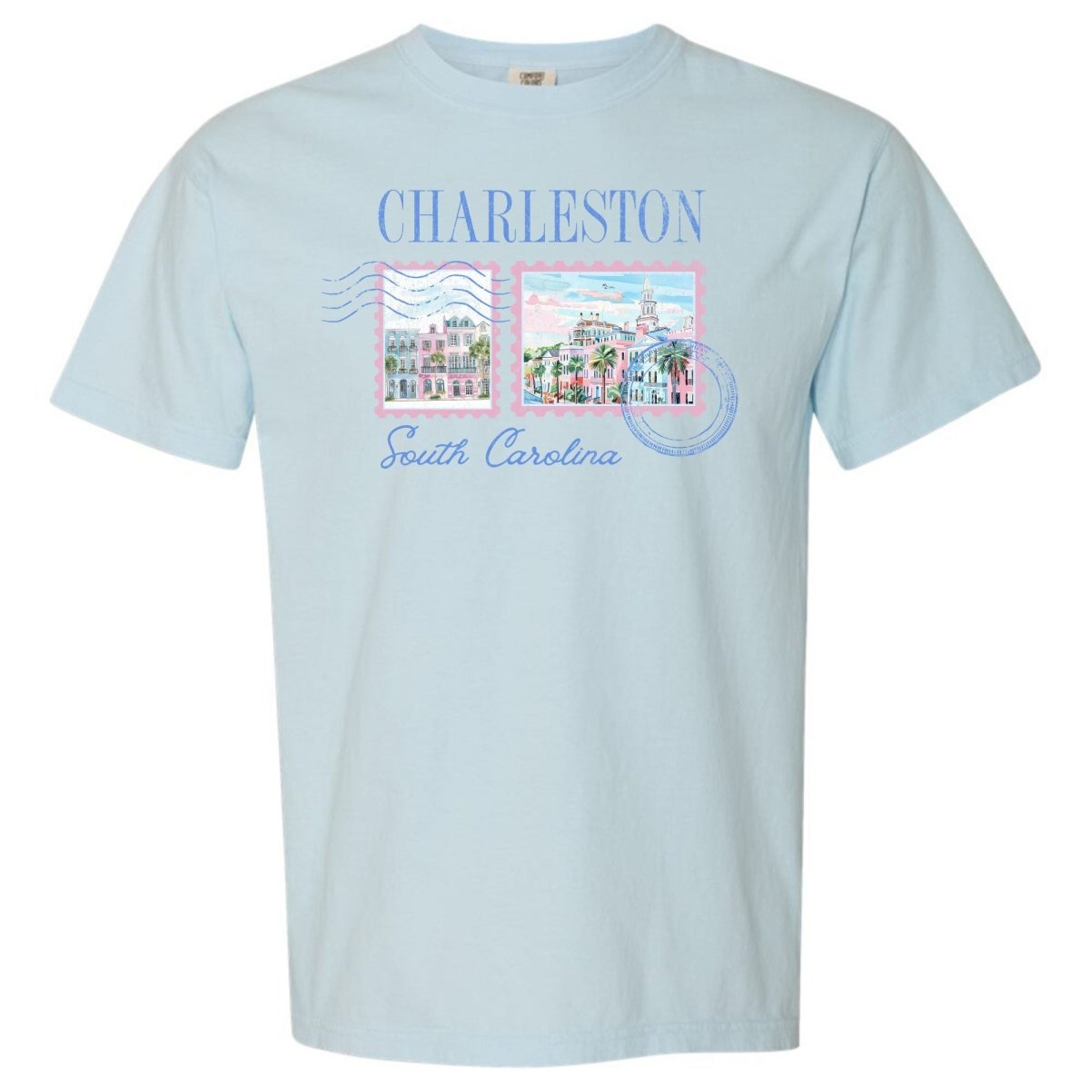 'Charleston Stamp' T-Shirt - United Monograms