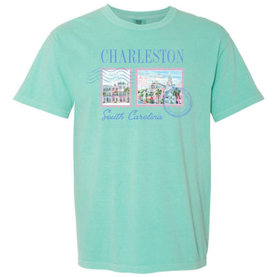 'Charleston Stamp' T-Shirt - United Monograms