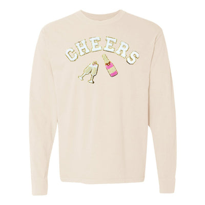 'Cheers' Letter Patch Long Sleeve - United Monograms
