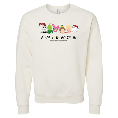 'Christmas Friends' Sweatshirt - United Monograms