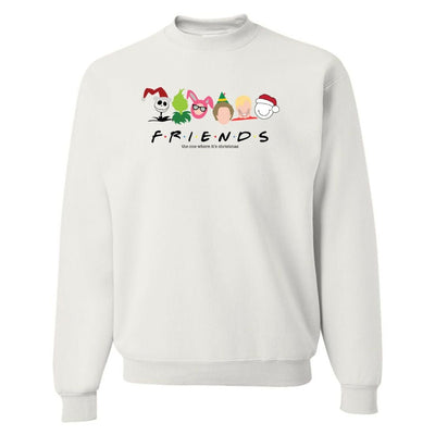 'Christmas Friends' Sweatshirt - United Monograms