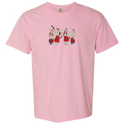 'Christmas Mean Girls' Embroidered Tee - United Monograms