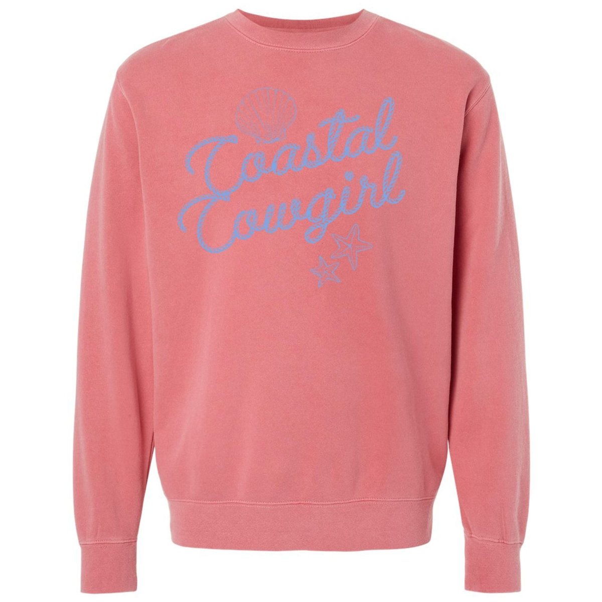 'Coastal Cowgirl' Cozy Crew - United Monograms