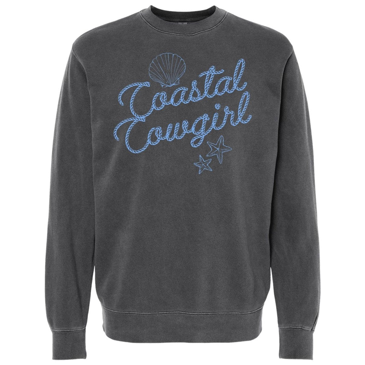 'Coastal Cowgirl' Cozy Crew - United Monograms