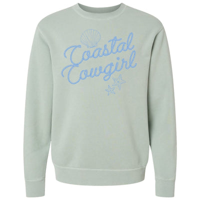 'Coastal Cowgirl' Cozy Crew - United Monograms