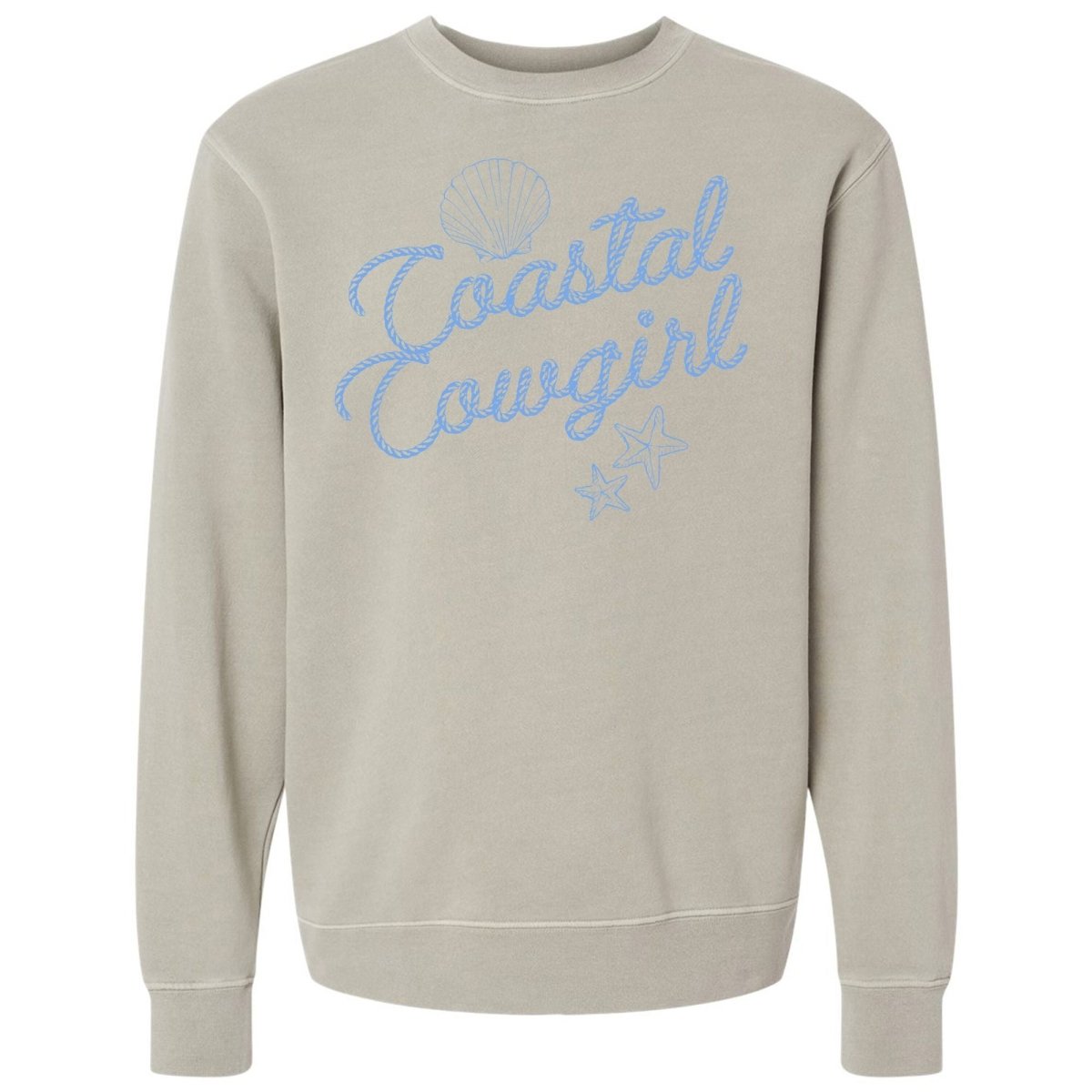 'Coastal Cowgirl' Cozy Crew - United Monograms