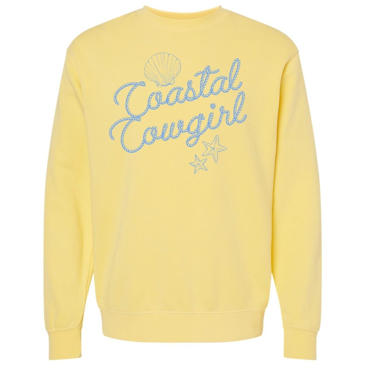 'Coastal Cowgirl' Cozy Crew - United Monograms