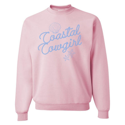 'Coastal Cowgirl' Crewneck Sweatshirt - United Monograms