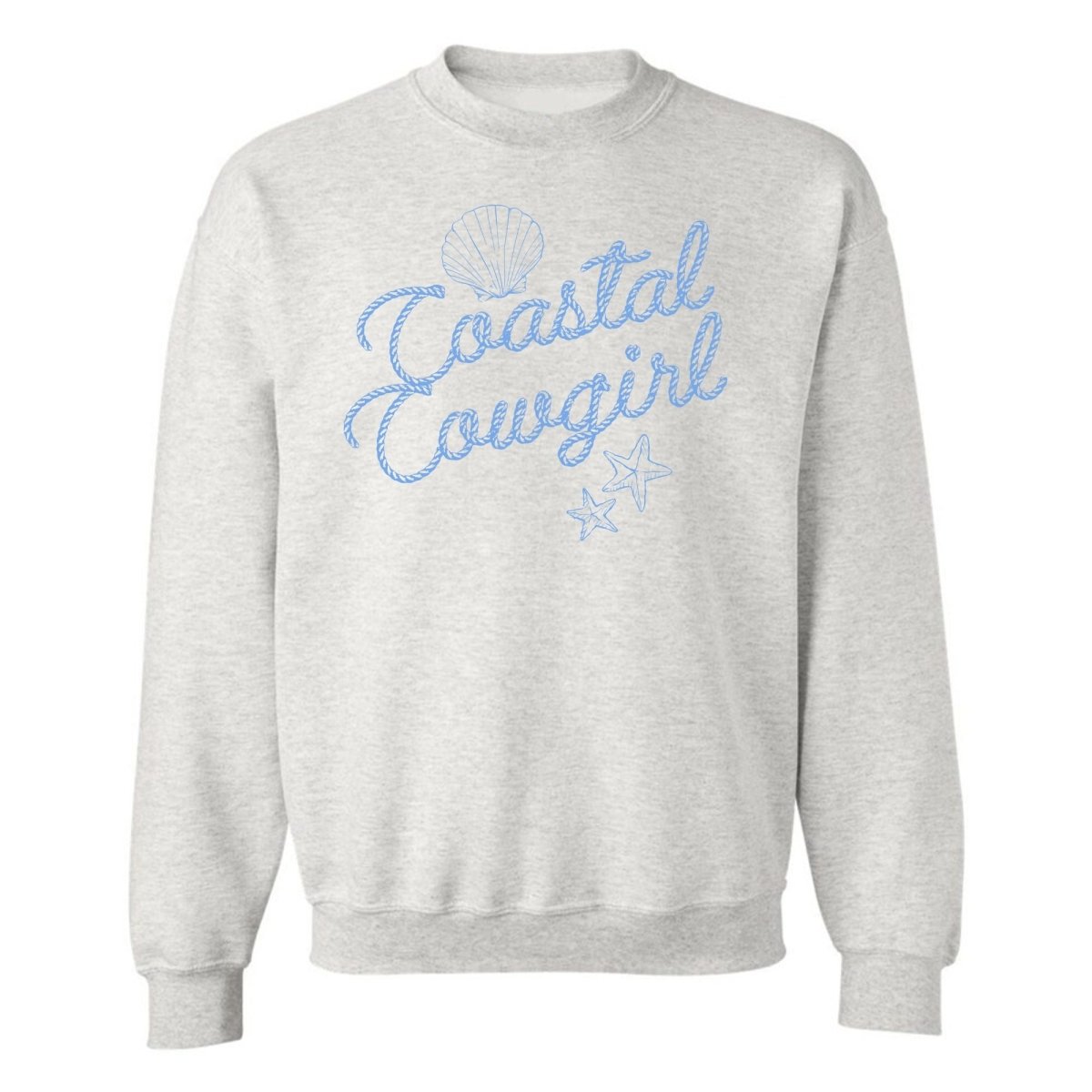 'Coastal Cowgirl' Crewneck Sweatshirt - United Monograms