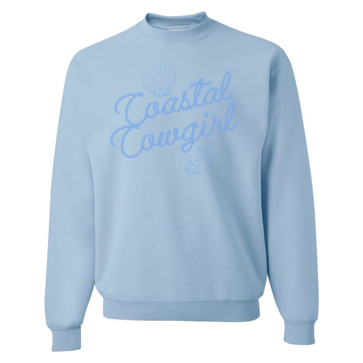 'Coastal Cowgirl' Crewneck Sweatshirt - United Monograms