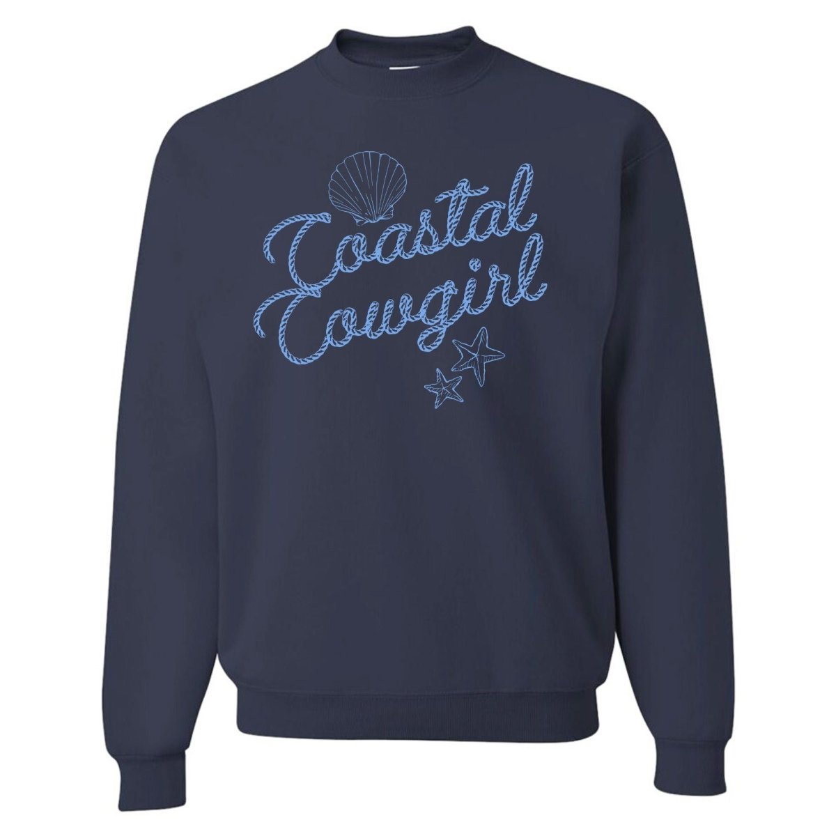 'Coastal Cowgirl' Crewneck Sweatshirt - United Monograms