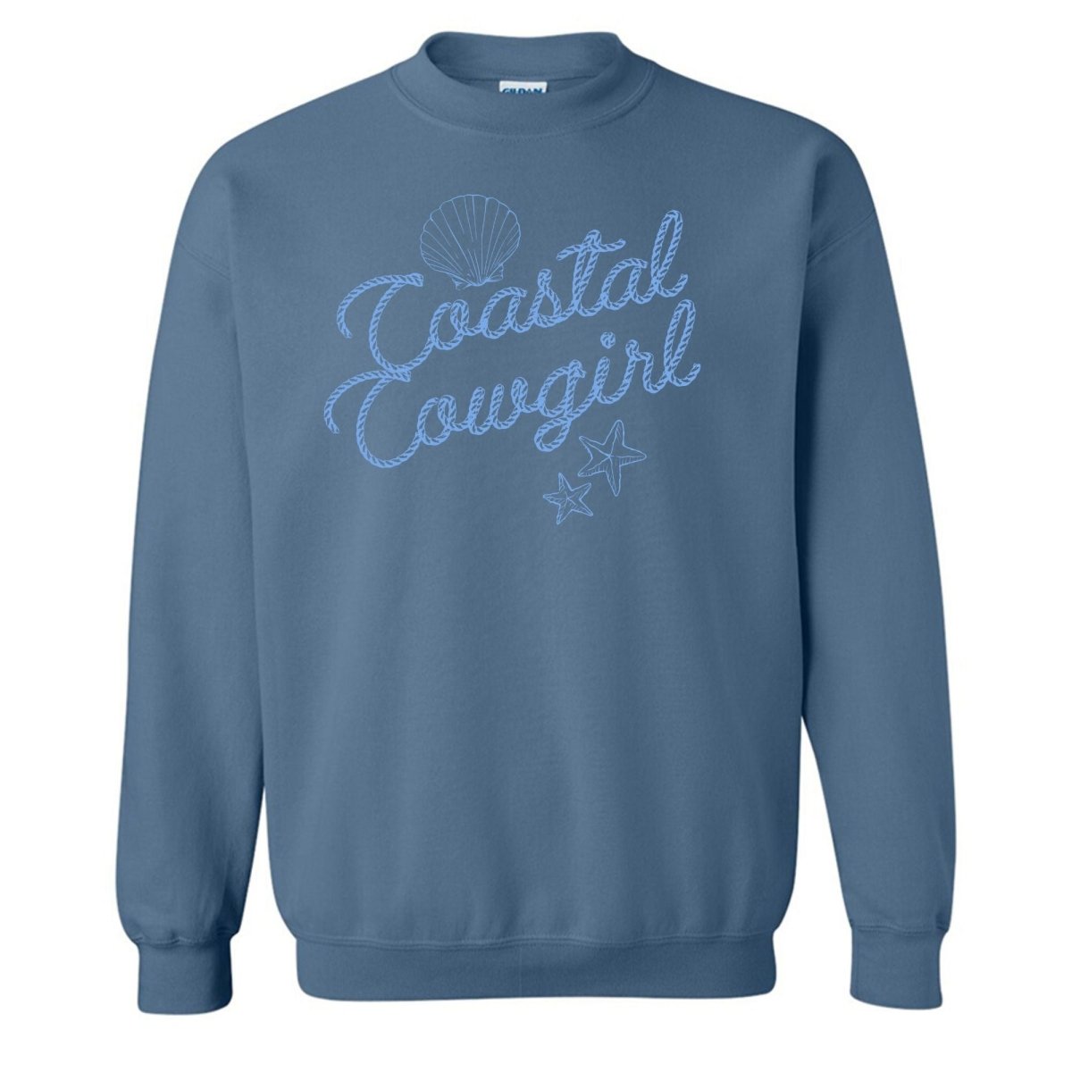 'Coastal Cowgirl' Crewneck Sweatshirt - United Monograms