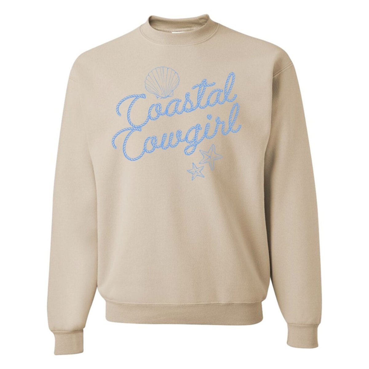 'Coastal Cowgirl' Crewneck Sweatshirt - United Monograms