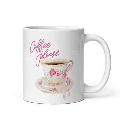 'Coffee Please' Coffee Mug - United Monograms