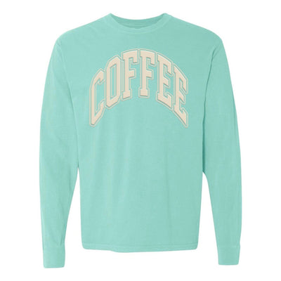 'Coffee' PUFF Long Sleeve T-Shirt - United Monograms