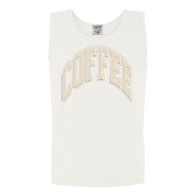 'Coffee' PUFF Tank Top - United Monograms