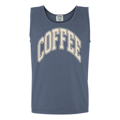 'Coffee' PUFF Tank Top - United Monograms