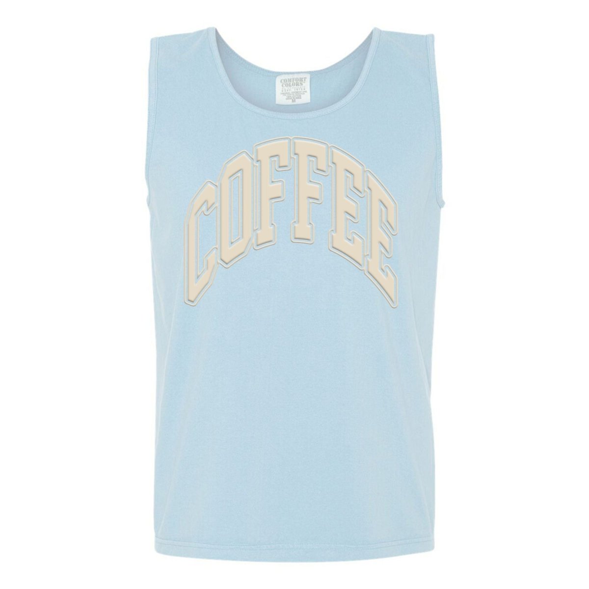 'Coffee' PUFF Tank Top - United Monograms