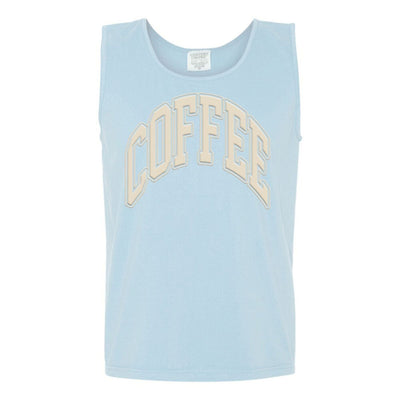 'Coffee' PUFF Tank Top - United Monograms