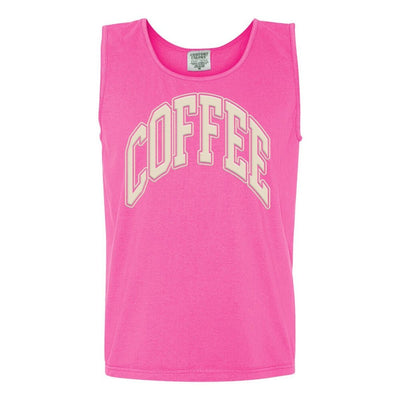 'Coffee' PUFF Tank Top - United Monograms